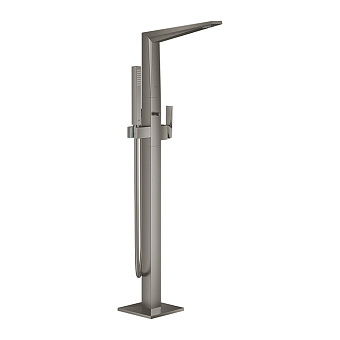 Grohe Allure Brilliant Смеситель для ванны, напольный, с ручным душем и шлангом 125см., цвет: темный гарфит матовый