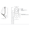 Artceram Babila Писсуар 37x30х64см., подвесной, saniglaze, цвет: белый