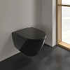 Villeroy&Boch Subway 2.0 Унитаз 37х56х36.5см., подвесной, DirectFlush, CeramicPlus, цвет: Ebony