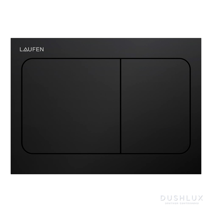 Фото Laufen INEO AIR Клавиша смыва, цвет: черный матовый