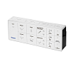 SensPa Tankless Электронный унитаз 39x67x55см, напольный, TCB-8100B, цвет: белый/черный