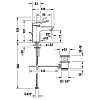 Duravit Circle M Смеситель для раковины, на 1 отв., с донным клапаном, цвет: хром