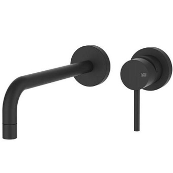 Gessi Emporio Via tortona Смеситель для раковины, встраиваемый, излив: 22.5см., цвет: Black XL