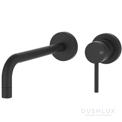 Фото Gessi Emporio Via tortona Смеситель для раковины, встраиваемый, излив: 22.5см., цвет: Black XL