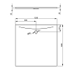 Bette Floor Side Душевой поддон квадратный 120х120, D 9см, цвет: белый