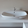 Flaminia Nuda Раковина 86x58x18 см, 1 отв., подвесная, цвет: белый