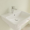 Villeroy&Boch O.novo раковина 55x46x17.5см., 1 отв., подвесная, с переливом, цвет: альпийский белый
