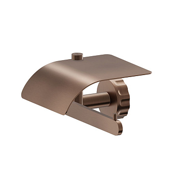 Newform Ionika accessori Держатель для т/б с крышкой, правый, цвет: PVD brushed copper bronze