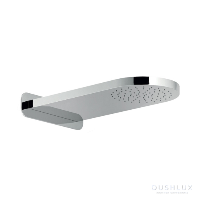 Фото Nobili Shower Верхний душ, 55x26см., настенный, овальный, цвет: хром