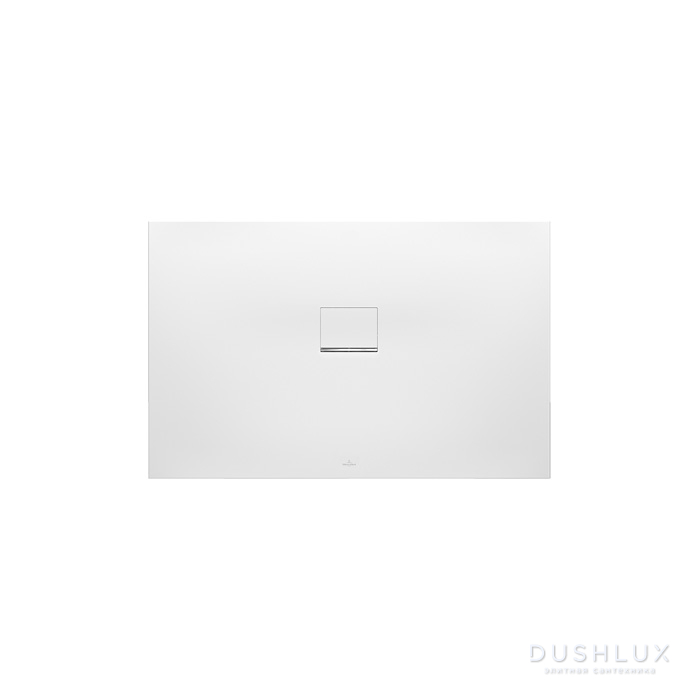Фото Villeroy&Boch Squaro Infinity Душевой поддон 80х75х4см., Quaryl®, монтаж слева, цвет: Anthracite