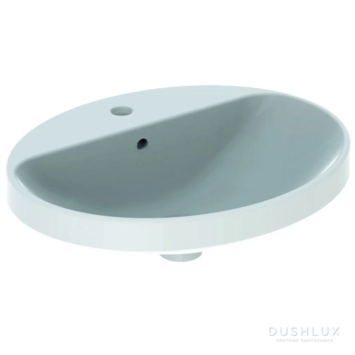 Фото Geberit VariForm Раковина 55x45см., встраиваемая, без отв., цвет: белый