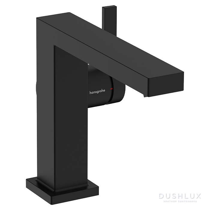 Фото Hansgrohe Tecturis E Смеситель для раковины, на 1 отв., высота: 11см., с донным клапаном, цвет: черный матовый