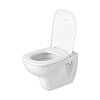 Duravit D-Code Унитаз 35.5x54.5см., подвесной, с сиденьем, цвет: белый глянцевый