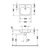 Duravit D-Code Раковина 60x55см., подвесная, 1 отв., цвет: белый