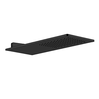 Gessi Tremillimetri Верхний душ, настенный, дождь/каскад, цвет: Black Metal Brushed PVD