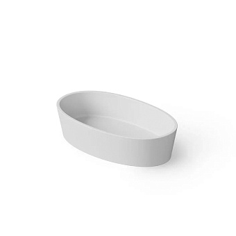 Dea Design Washbasins Раковина 60x35x14см., накладная, без отв., Solid Surface, цвет: White №18