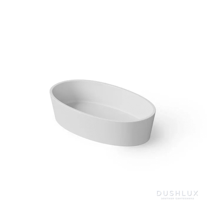 Фото Dea Design Washbasins Раковина 60x35x14см., накладная, без отв., Solid Surface, цвет: White №18