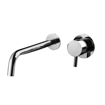 Maier Mini Star Смеситель для раковины, на 3 отв., настенный, цвет: хром