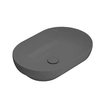 Globo T-Edge Раковина-чаша 60х41х14 см, без отв., на столешницу, цвет: Smoke
