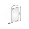 Keuco Royal Reflex NEW Зеркало со светодиодной подсветкой 50x90x4.2см