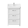 Kerama Marazzi Pompei Тумба 60см., напольная, 3 ящика, цвет: белый глянцевый