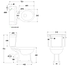 Burlington Bespoke Унитаз моноблок 72x52, напольный, цвет: Spring Forest
