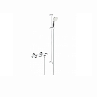 Grohe Grohtherm 1000 Термостатический смеситель для душа с душевым гарнитуром, цвет: хром