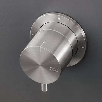 CEA Design MILO360 Переключатель для ванны/душа, настенный, цвет: нержавеющая сталь