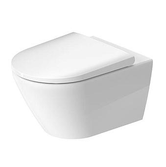 Duravit D-Neo Унитаз подвесной 37x54 см, безободковый, WonderGliss, цвет: белый
