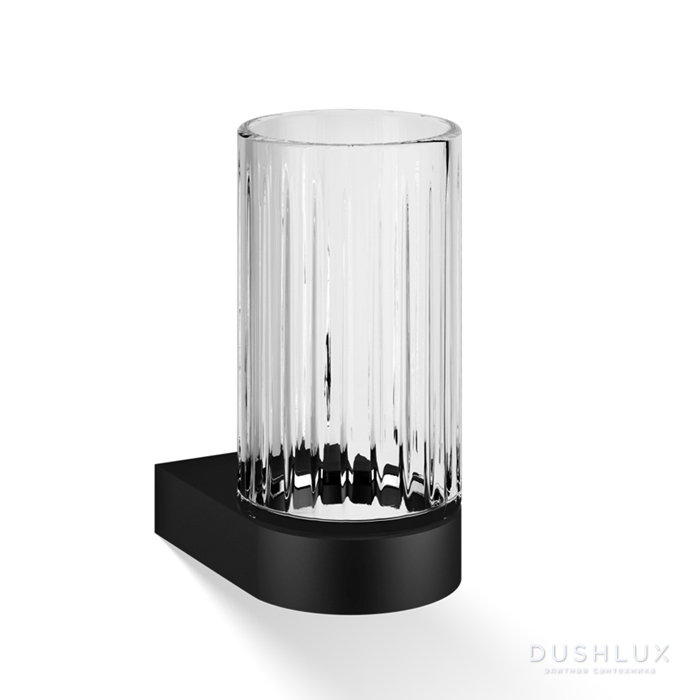Фото Decor Walther Century WMG Стакан подвесной, граненое стекло, цвет: черный матовый