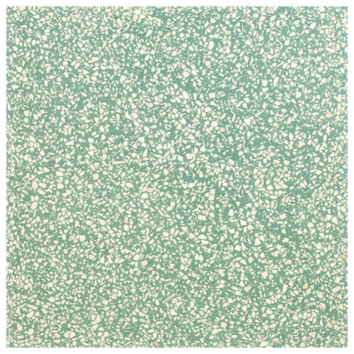 Фото Grandinetti Graniglia Агломератная плитка 60x60см, универсальная, цвет: 107 verde chiaro