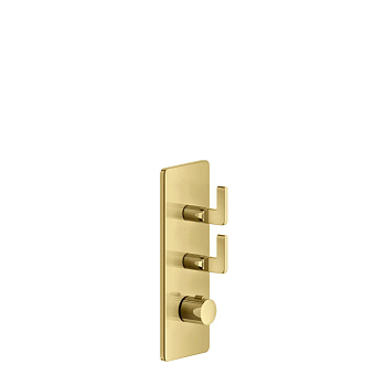 Gessi Inciso Смеситель для душа, термостатический, встраиваемый, резьба 3/4", цвет: золото
