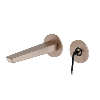 Newform O'Rama Смеситель для раковины, встраиваемый, цвет: copper satin