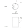 Decor Walther Black Stone DMD M Баночка универсальная 13x8см., с крышкой, настольная, цвет: черный матовый/сталь матовая