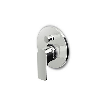 Zucchetti Wind Встроенный однорычажный смеситель для ванны, цвет: хром