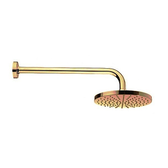 Webert Shower Set Верхний душ 20см., настенный, сталь, цвет: бронза