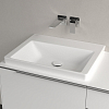 Villeroy&Boch Subway 3.0 Раковина 60х47х16.5см., без отв., подвесная, CeramicPlus, без перелива, цвет: белый камень